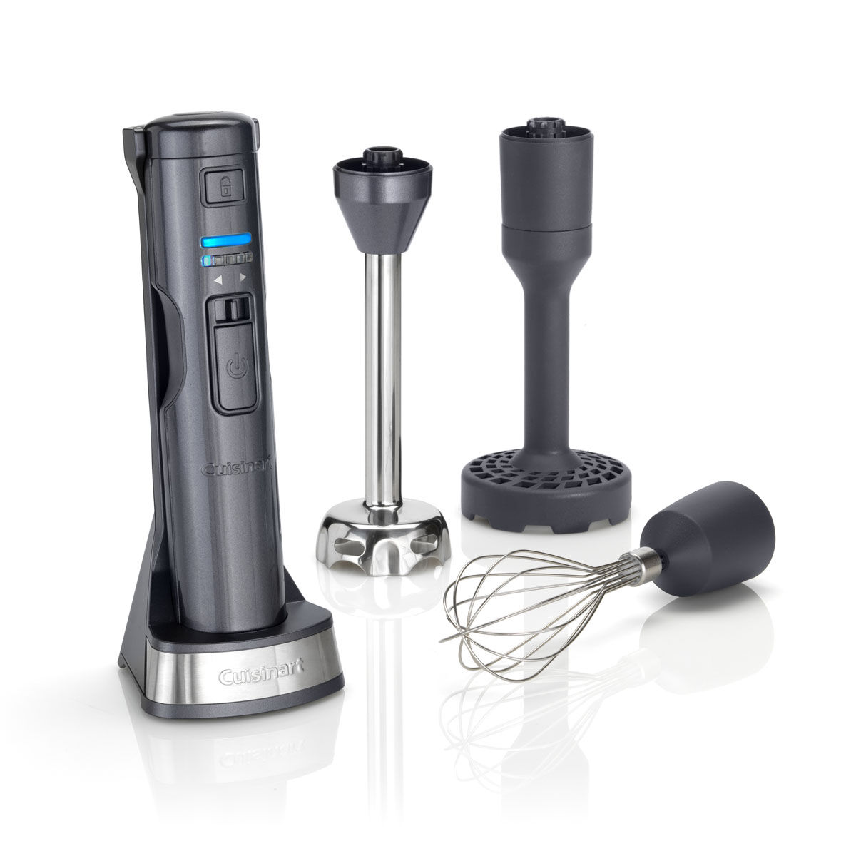 3 in 1 Cordless Hand Blender Midnight Grey CSB300BU Cuisinart